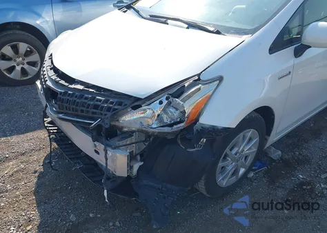 2014 Toyota Prius V из США, поврежденный, VIN JTDZN3EUXEJ011675